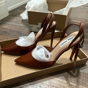 Steve Madden tan/brown Alessi heels 7.5